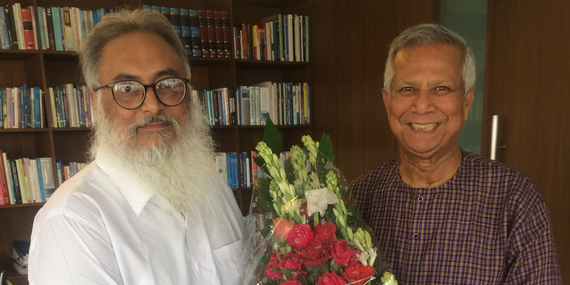 Professor Yunus and Professor Sharma